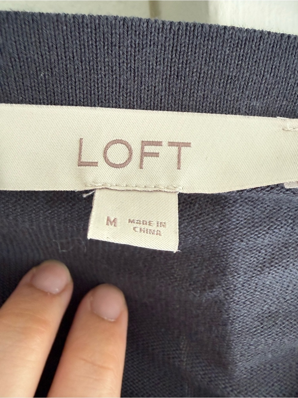 LOFT Button-Front Cardigan Sweater - Picture 2 of 3